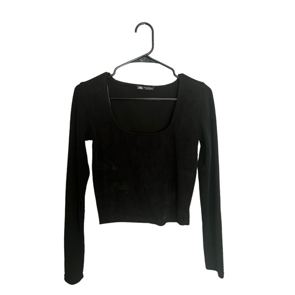 Zara basic black longsleeve - Picture 1 of 2